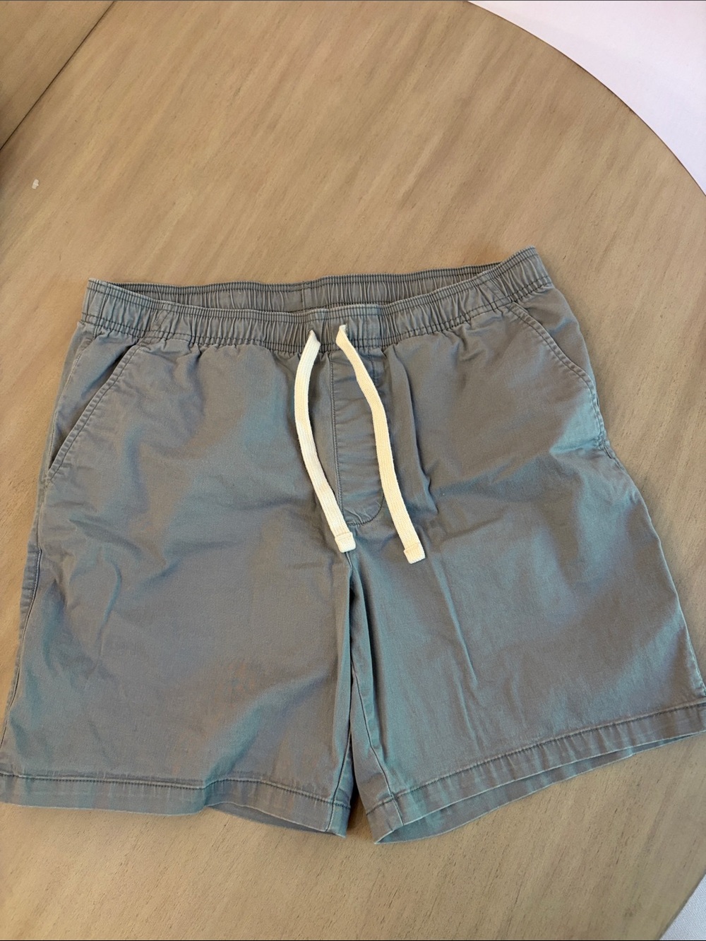 Goodfellow & Co Blue-Gray Drawstring Hybrid Shorts